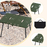 Camping Table Carrying Bag Folding Picnic Table for Travel Backyard Barbecue Green