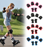 Maxbell Kids Protective Gear Set Kids Skateboard Knee Pads for 2-7 Years Sports Bike Pink