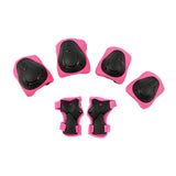 Maxbell Kids Protective Gear Set Kids Skateboard Knee Pads for 2-7 Years Sports Bike Pink