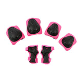 Maxbell Kids Protective Gear Set Kids Skateboard Knee Pads for 2-7 Years Sports Bike Pink
