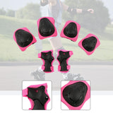 Maxbell Kids Protective Gear Set Kids Skateboard Knee Pads for 2-7 Years Sports Bike Pink