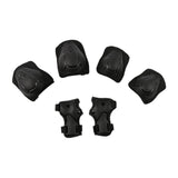 Maxbell Kids Protective Gear Set Kids Skateboard Knee Pads for 2-7 Years Sports Bike Black
