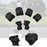 Maxbell Kids Protective Gear Set Kids Skateboard Knee Pads for 2-7 Years Sports Bike Black