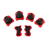 Maxbell Kids Protective Gear Set Kids Skateboard Knee Pads for 2-7 Years Sports Bike Red
