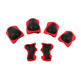 Maxbell Kids Protective Gear Set Kids Skateboard Knee Pads for 2-7 Years Sports Bike Red