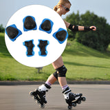 Maxbell Kids Protective Gear Set Kids Skateboard Knee Pads for 2-7 Years Sports Bike Blue