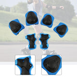 Maxbell Kids Protective Gear Set Kids Skateboard Knee Pads for 2-7 Years Sports Bike Blue