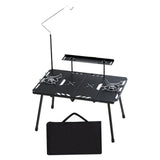 Camping Table with Light Stand Furniture Accessories for Backyard Travel BBQ