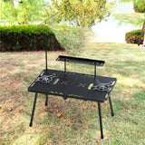 Camping Table with Light Stand Furniture Accessories for Backyard Travel BBQ
