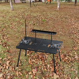 Camping Table with Light Stand Furniture Accessories for Backyard Travel BBQ