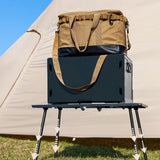 Camping Table with Light Stand Furniture Accessories for Backyard Travel BBQ