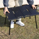 Camping Table with Light Stand Furniture Accessories for Backyard Travel BBQ