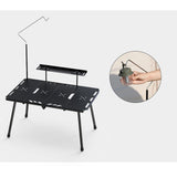 Camping Table with Light Stand Furniture Accessories for Backyard Travel BBQ