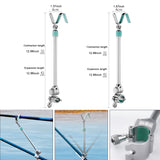 Maxbell Fishing Rod Holder Sturdy Stable Non Slip Lightweight Fish Pole Support Rack S