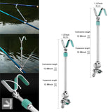 Maxbell Fishing Rod Holder Sturdy Stable Non Slip Lightweight Fish Pole Support Rack S