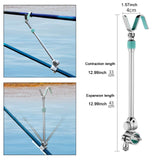 Maxbell Fishing Rod Holder Sturdy Stable Non Slip Lightweight Fish Pole Support Rack L