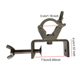 Maxbell Camper Roof Clip Holder RV Side Cross Bar Fixing Clip for BBQ Hiking Outdoor