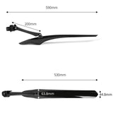 Maxbell Mountain Bike Mudguard Easy to Install Waterproof Outdoor Sports Rear Fender