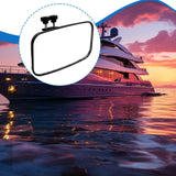 Maxbell Rear View Mirror Replaces Marine Mirror for Yacht Water Sports Pontoon Boats
