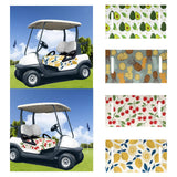 Maxbell Golf Cart Seat Cover Lightweight Microfiber Golf Cart Seat Towel for 2 Seats Avocado