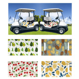Maxbell Golf Cart Seat Cover Lightweight Microfiber Golf Cart Seat Towel for 2 Seats Avocado