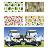 Maxbell Golf Cart Seat Cover Lightweight Microfiber Golf Cart Seat Towel for 2 Seats Avocado