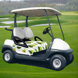 Maxbell Golf Cart Seat Cover Lightweight Microfiber Golf Cart Seat Towel for 2 Seats Avocado