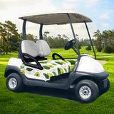 Maxbell Golf Cart Seat Cover Lightweight Microfiber Golf Cart Seat Towel for 2 Seats Avocado
