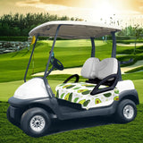 Maxbell Golf Cart Seat Cover Lightweight Microfiber Golf Cart Seat Towel for 2 Seats Avocado