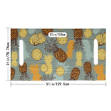 Maxbell Golf Cart Seat Cover Lightweight Microfiber Golf Cart Seat Towel for 2 Seats Pineapple