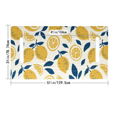 Maxbell Golf Cart Seat Cover Lightweight Microfiber Golf Cart Seat Towel for 2 Seats Lemon