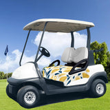 Maxbell Golf Cart Seat Cover Lightweight Microfiber Golf Cart Seat Towel for 2 Seats Lemon