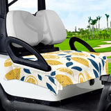 Maxbell Golf Cart Seat Cover Lightweight Microfiber Golf Cart Seat Towel for 2 Seats Lemon