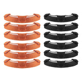 Maxbell 6 Pieces Hard Hat Sweatbands Hardhat Sweatbands for Sports Construction Work Orange