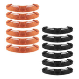 Maxbell 6 Pieces Hard Hat Sweatbands Hardhat Sweatbands for Sports Construction Work Orange