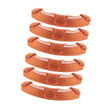 Maxbell 6 Pieces Hard Hat Sweatbands Hardhat Sweatbands for Sports Construction Work Orange