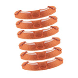 Maxbell 6 Pieces Hard Hat Sweatbands Hardhat Sweatbands for Sports Construction Work Orange
