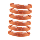 Maxbell 6 Pieces Hard Hat Sweatbands Hardhat Sweatbands for Sports Construction Work Orange
