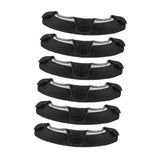 Maxbell 6 Pieces Hard Hat Sweatbands Hardhat Sweatbands for Sports Construction Work Black