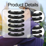 Maxbell 6 Pieces Hard Hat Sweatbands Hardhat Sweatbands for Sports Construction Work Black