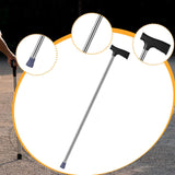 Maxbell Trekking Stick Portable Practical Travel Cane for Backpacking Outdoor Hiking