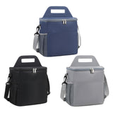 Maxbell Insulated Lunch Bag Waterproof Leakproof Lunch Cooler for Office Hiking Work Navy