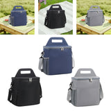 Maxbell Insulated Lunch Bag Waterproof Leakproof Lunch Cooler for Office Hiking Work Navy