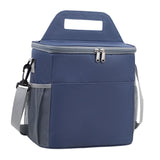 Maxbell Insulated Lunch Bag Waterproof Leakproof Lunch Cooler for Office Hiking Work Navy