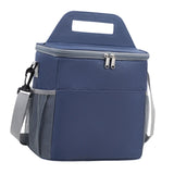 Maxbell Insulated Lunch Bag Waterproof Leakproof Lunch Cooler for Office Hiking Work Navy