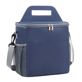 Maxbell Insulated Lunch Bag Waterproof Leakproof Lunch Cooler for Office Hiking Work Navy