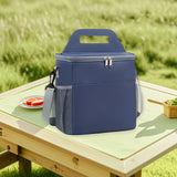 Maxbell Insulated Lunch Bag Waterproof Leakproof Lunch Cooler for Office Hiking Work Navy