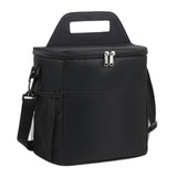 Maxbell Insulated Lunch Bag Waterproof Leakproof Lunch Cooler for Office Hiking Work Black