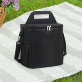 Maxbell Insulated Lunch Bag Waterproof Leakproof Lunch Cooler for Office Hiking Work Black