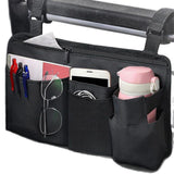 Maxbell Carry Pouch Multi-pockets Double-stitched Washable Armrest Accessories Pouch